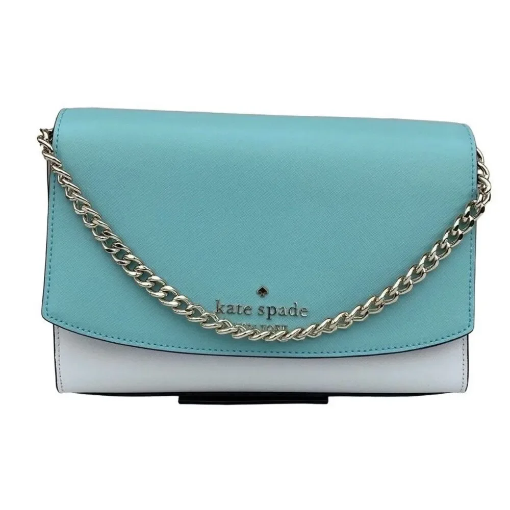 Preloved Kate Spade Carson Convertible Crossbody Bag Purse - Colorblock Poolside